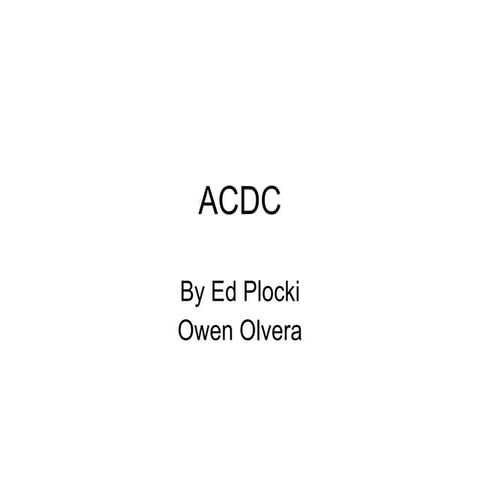 Acdc | PPT