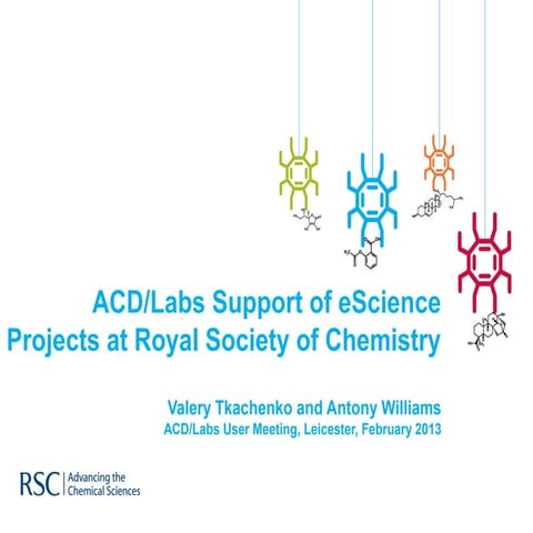 How ACDLabs Software Tools are used by the Royal Society of Chemistry
