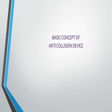 anti-collision device | PPTX