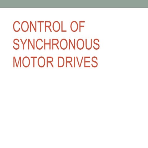 V curves of synchronus motor | PPTX