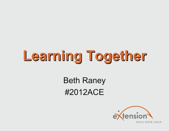 Beth Raney presentations