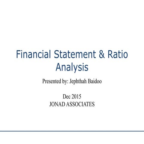 jonad presentation by Jephthah Baidoo