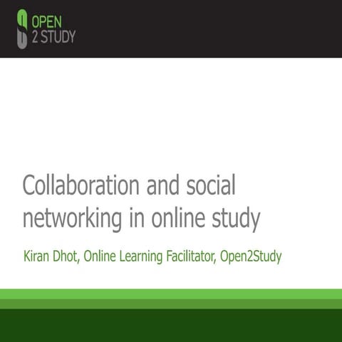 Open2Study: An Innovation in Online Learning | PPTX