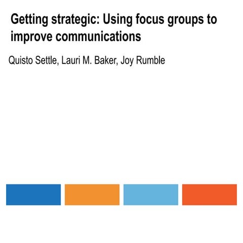 Focus Group Report Template | PDF