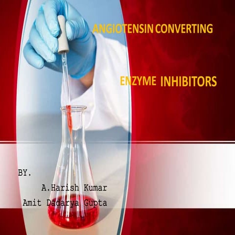 ANGIOTENSIN CONVERTING ENZYME INHIBITOR HARISHT | PPTX