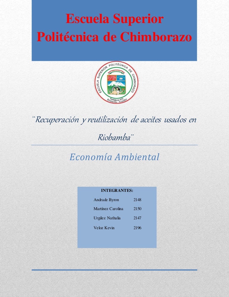 Recoleccion de aceite automotriz usado