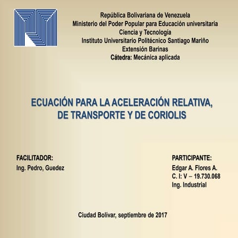 Aceleración relativa