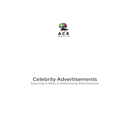 Research: Does celebrity advertising work ?