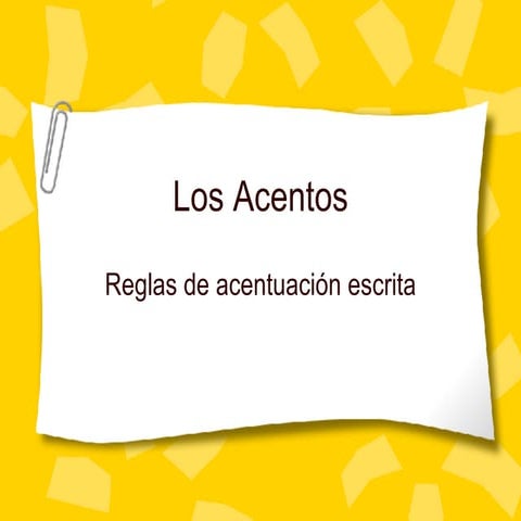 Acentos