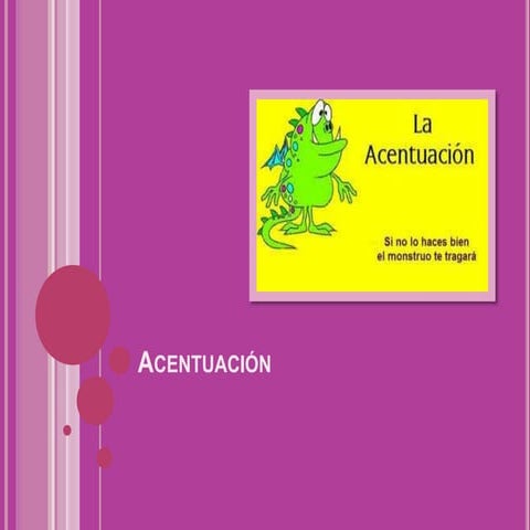 Acentuación