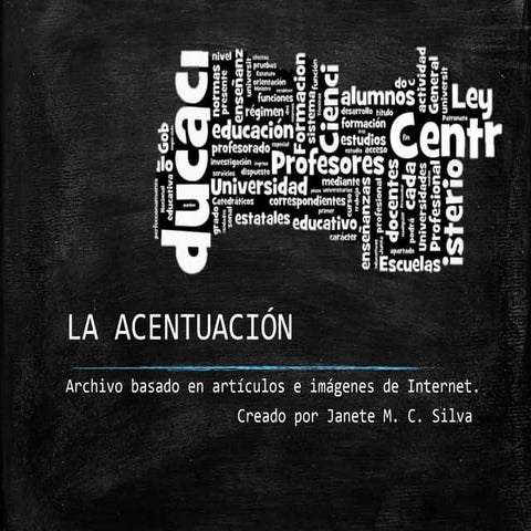 La acentuacion