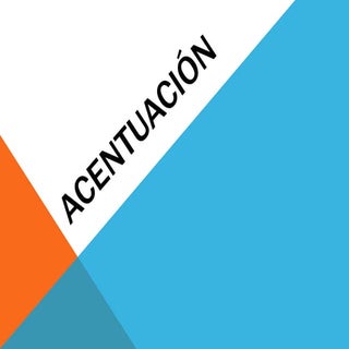 Acentuación  