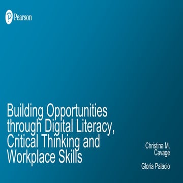 Building Opportunities through Digital Literacy