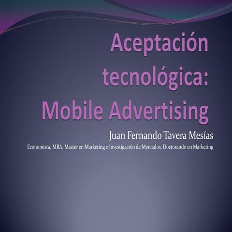 Aceptacion tecnologicatelefonosmoviles