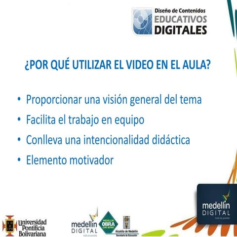 Acercamiento al uso didactico del video