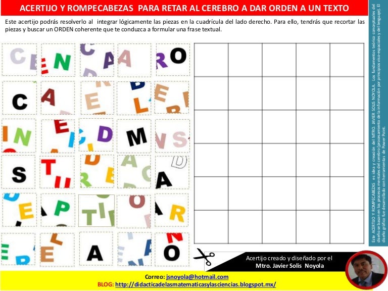 juegos para el cerebro gratis rompecabezas