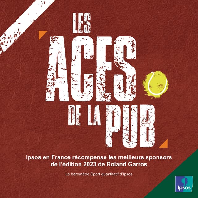 Roland Garros 2023 : Ipsos annonce les coups gagnants de la pub !