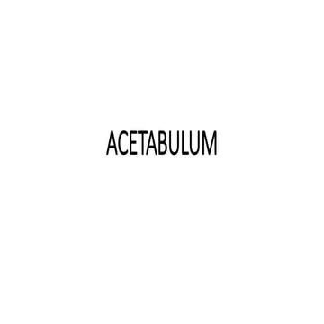 Acetabular Fracture Radiology: Xrays, CT scan & 3D printing | PPTX