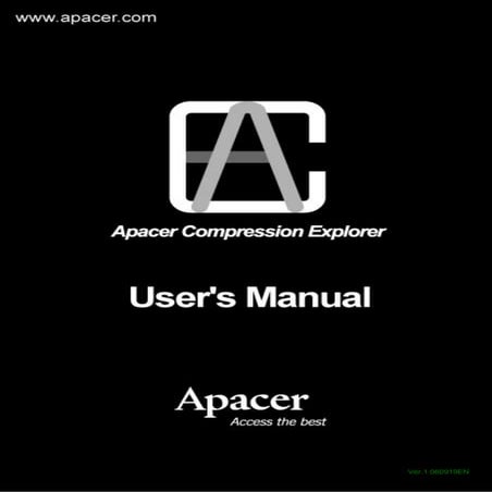 Ace user manual in english