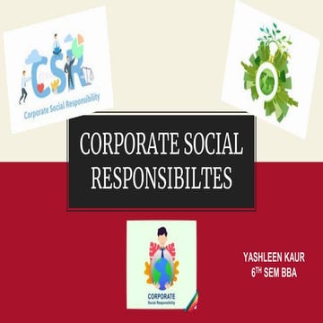Corporate Social Responsibility | PPT