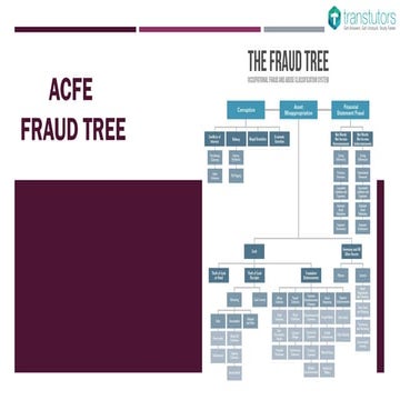 ACFE Fraud Tree | Accounting