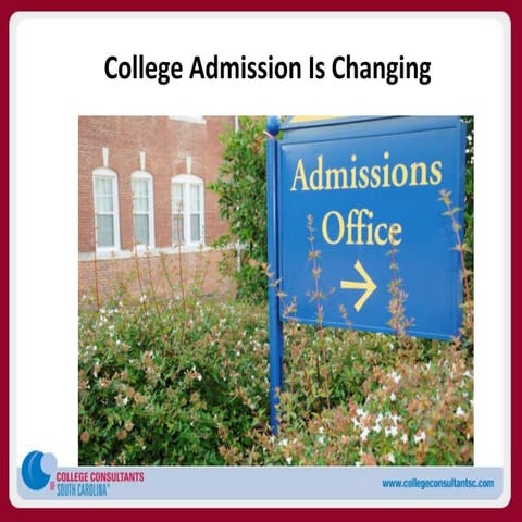 College Admission Is Changing