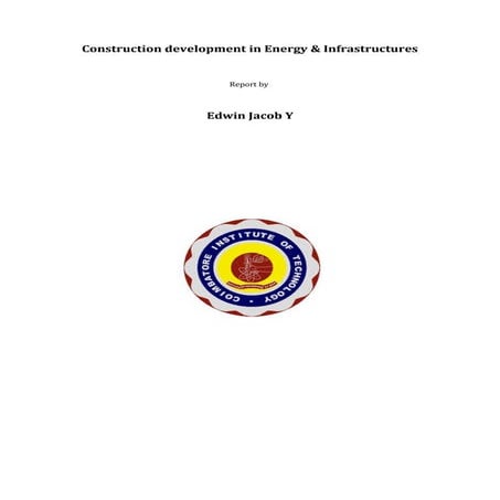 Construction development in Energy & Infrastructures
