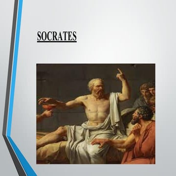 Socrates - Greek philosophy - His teaching - His death | PDF