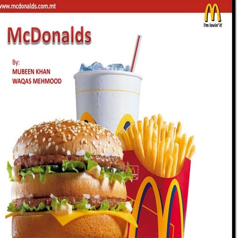 McDonald strategy  