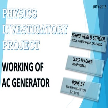 AC GENERATOR