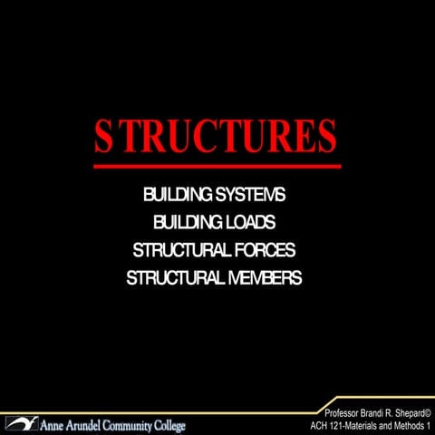 ACH 121 Lecture 05 (Structural Loads) Part 1