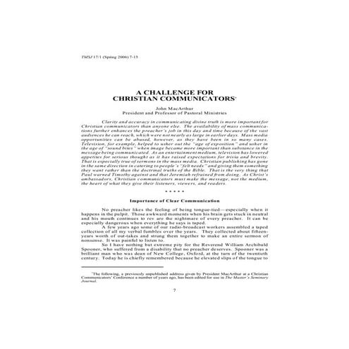 A+challenge+for+christian+communicators