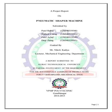 PNEUMATIC SHAPER MACHINE