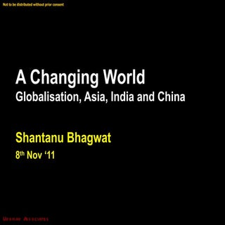 A Changing World - Globalisation, A...