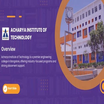 Acharya Institute of Technology Bangalore | PDF