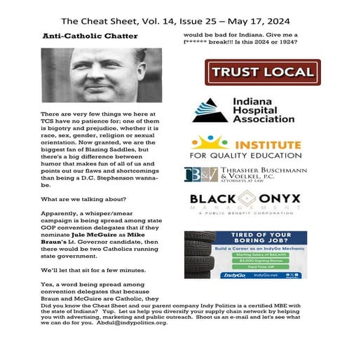 Have A Complimentary Cheat Sheet, On Us!!!