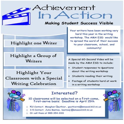Achievement in Action Flyer