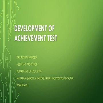 Achievement test ppt ...pdf