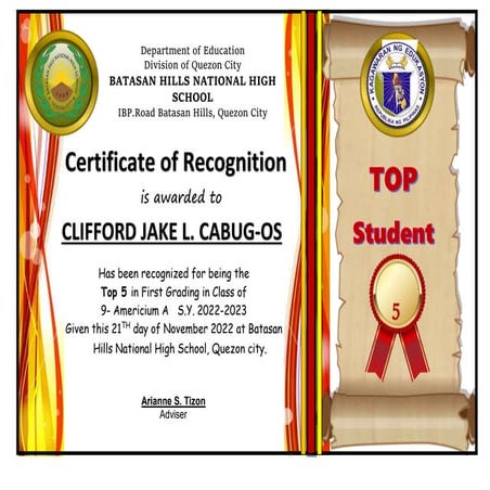 ACHIEVERS-TOP.CERTIFICATE................................ | PPT