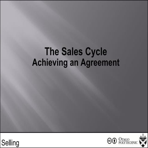 Achieving An Agreement