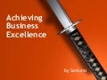 Achieving Business Excellence