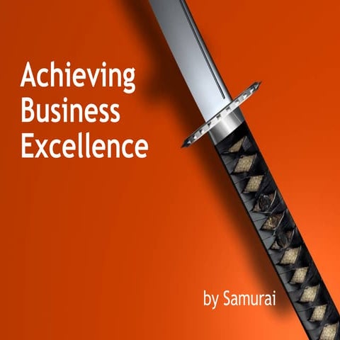 Achieving Business Excellence