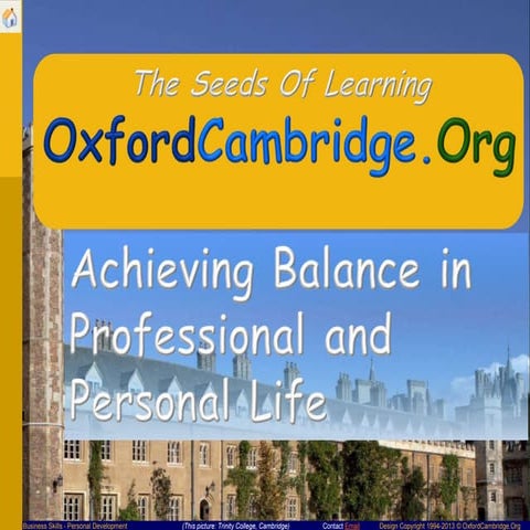 Achieving Balance in Professional and Personal Life v009