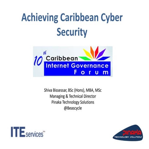Achieving Caribbean Cybersecuirty