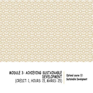 Achieving Sustainable Development Module 3.pptx