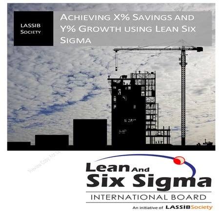 Achieving x% savings and y% growth - preview