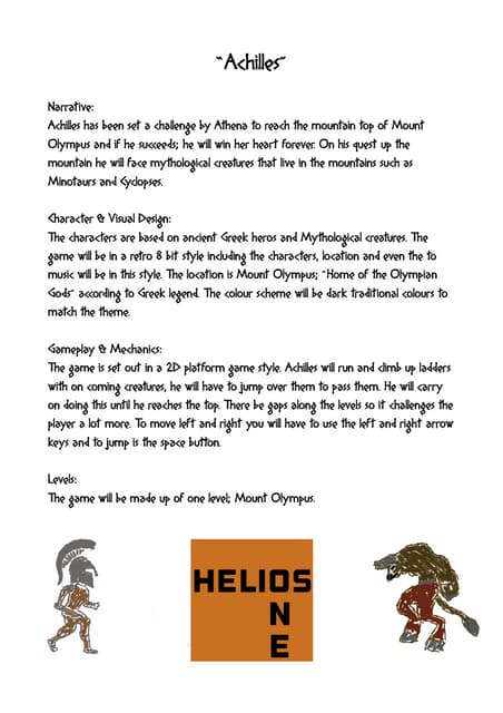 Achilles - 1 Page Pitch