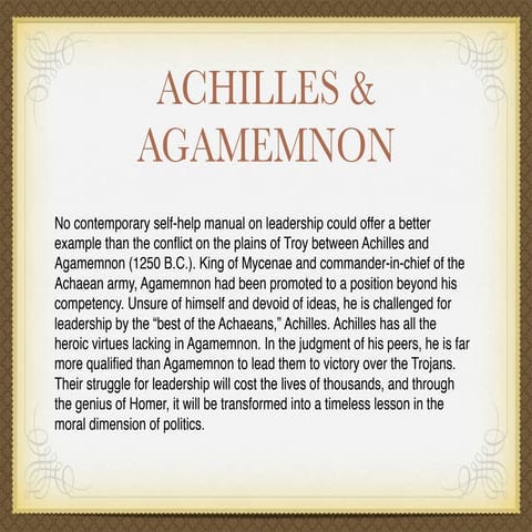 Achilles and Agamemnon