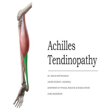 Achilles tendinopathy