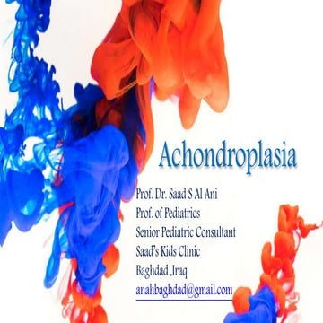 Achondroplasia
